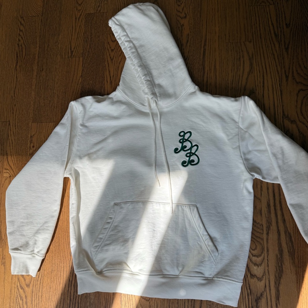 Bogey Boys White Essential Hoodie | Size Large